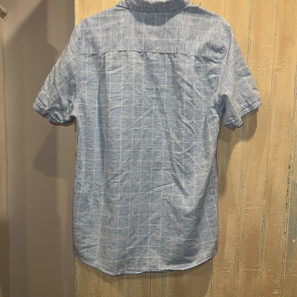 Haggar | Men's Button Up | Size Med | Light Blue | Thin‎ - Picture 6 of 7